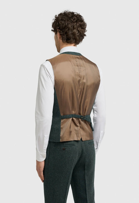 Cavani Thomas Lush Olive Tweed Three Piece