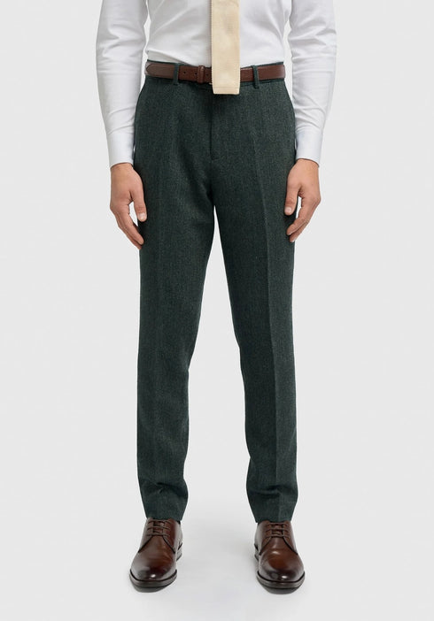 Cavani Thomas Lush Olive Tweed Three Piece