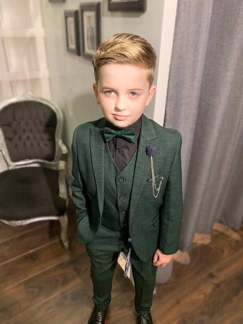 Cavani Olive Green Caridi kids suit