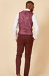 Marc Darcy Max wine 3 piece suit