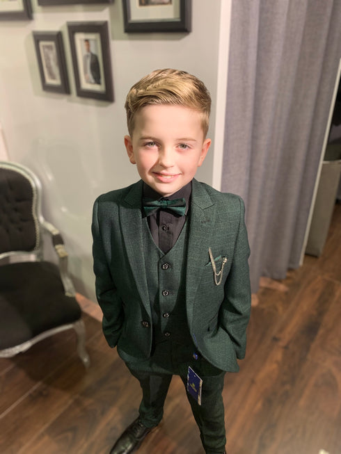 Cavani Olive Green Caridi kids suit